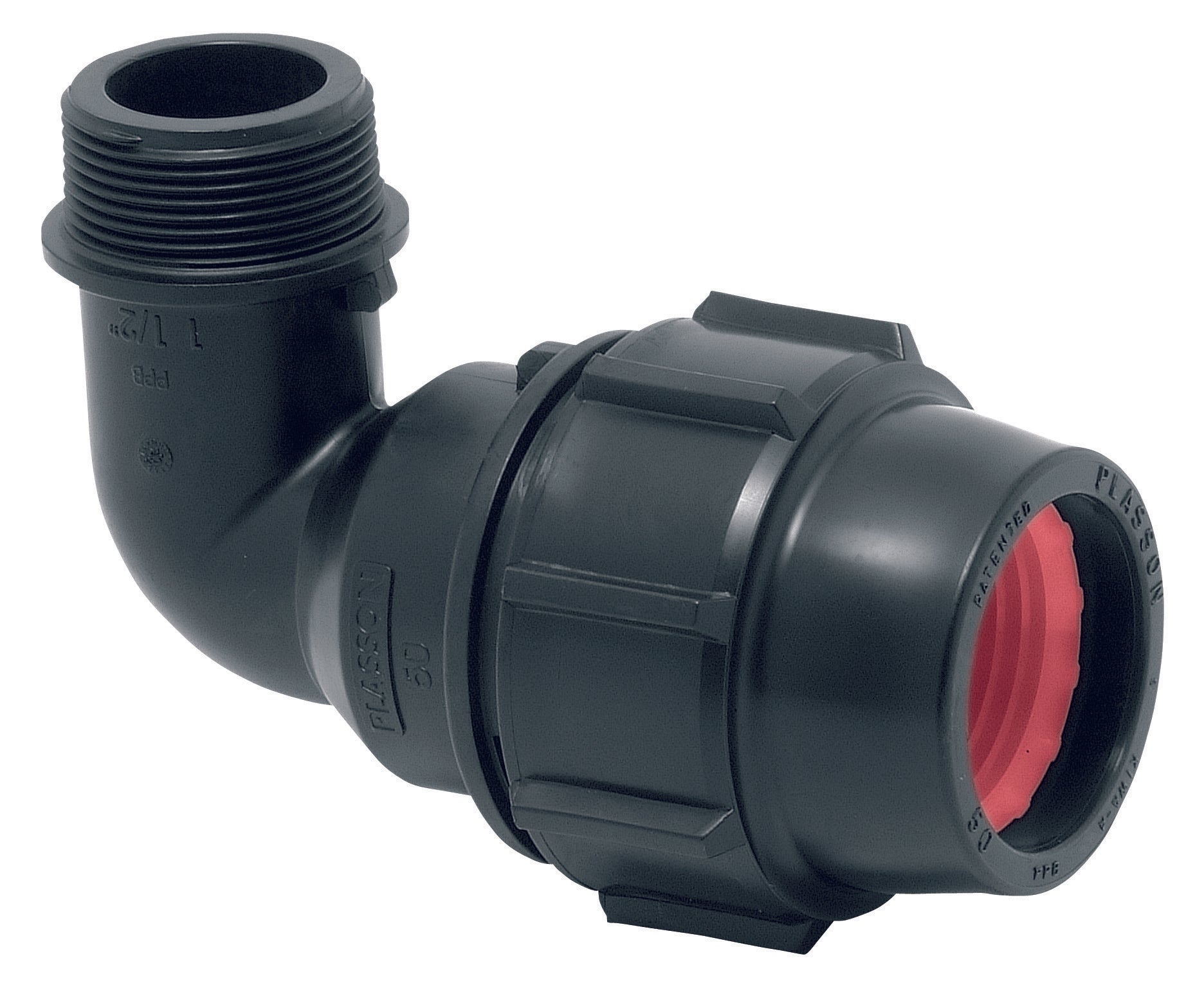 Plasson Male 90-Degree Elbow IPS-OD (ASTM D3035)