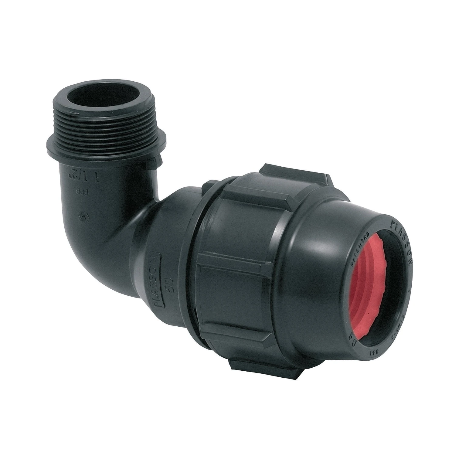 Plasson Male 90-Degree Elbow IPS-OD (ASTM D3035)