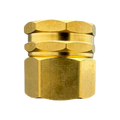 3/4" Brass Swivel Female Hose Adapter