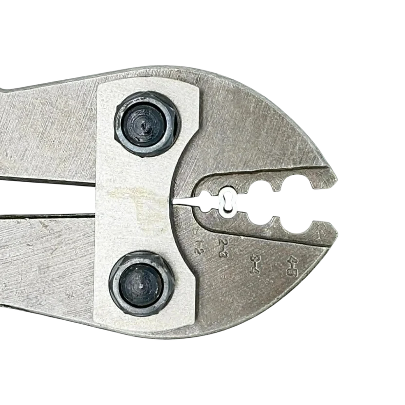 4-Slot Crimping Tool, Red Handle