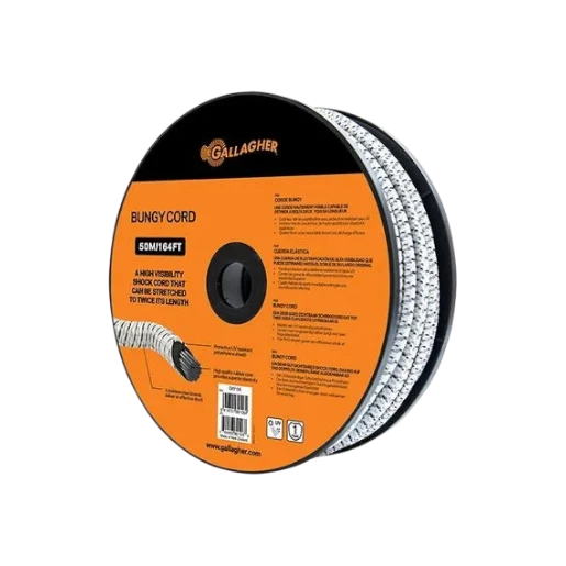Gallagher Electric Bungy Cord, 50m