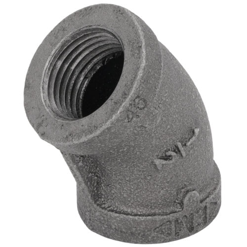 Black Iron 45-Degree Elbow