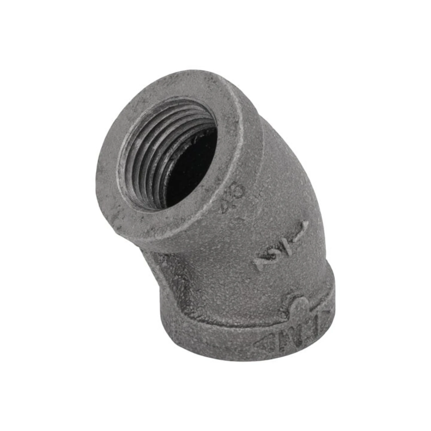 Black Iron 45-Degree Elbow