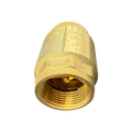 Threaded Spring Loaded Check Valve Brass (Lead Free)