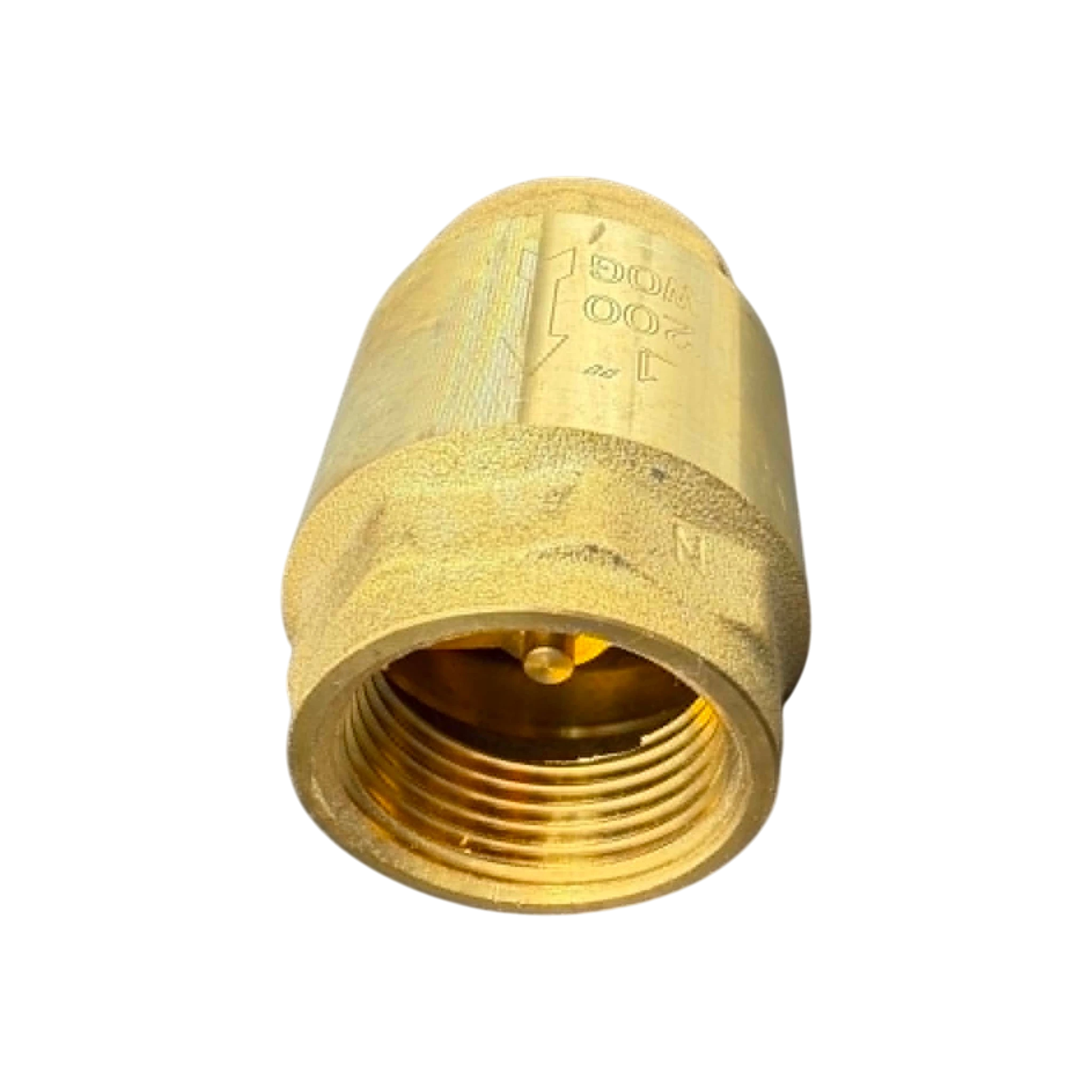 Threaded Spring Loaded Check Valve Brass (Lead Free)