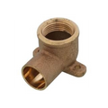 Brass 90 degree  Drop Ear Elbow C x F