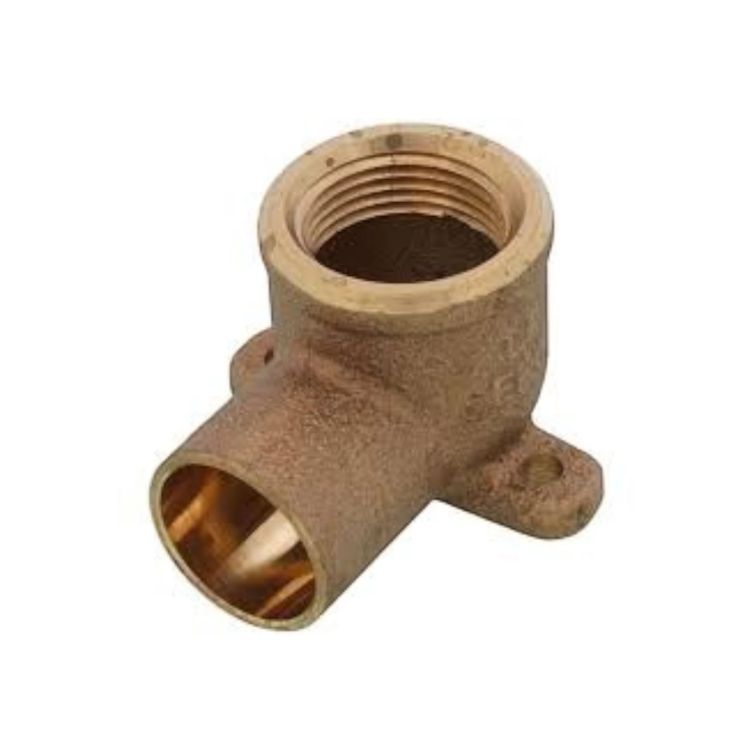 Brass 90 degree  Drop Ear Elbow C x F