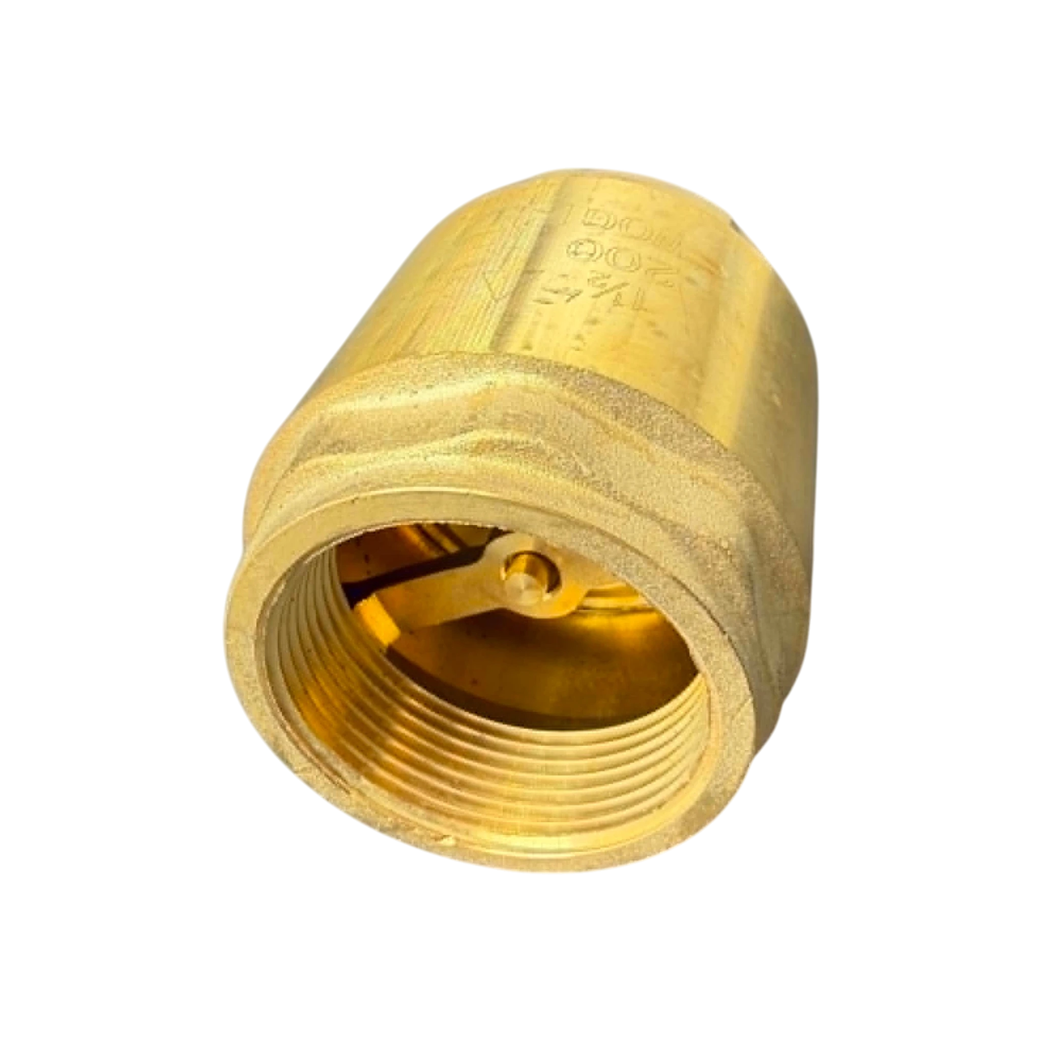 Threaded Spring Loaded Check Valve Brass (Lead Free)