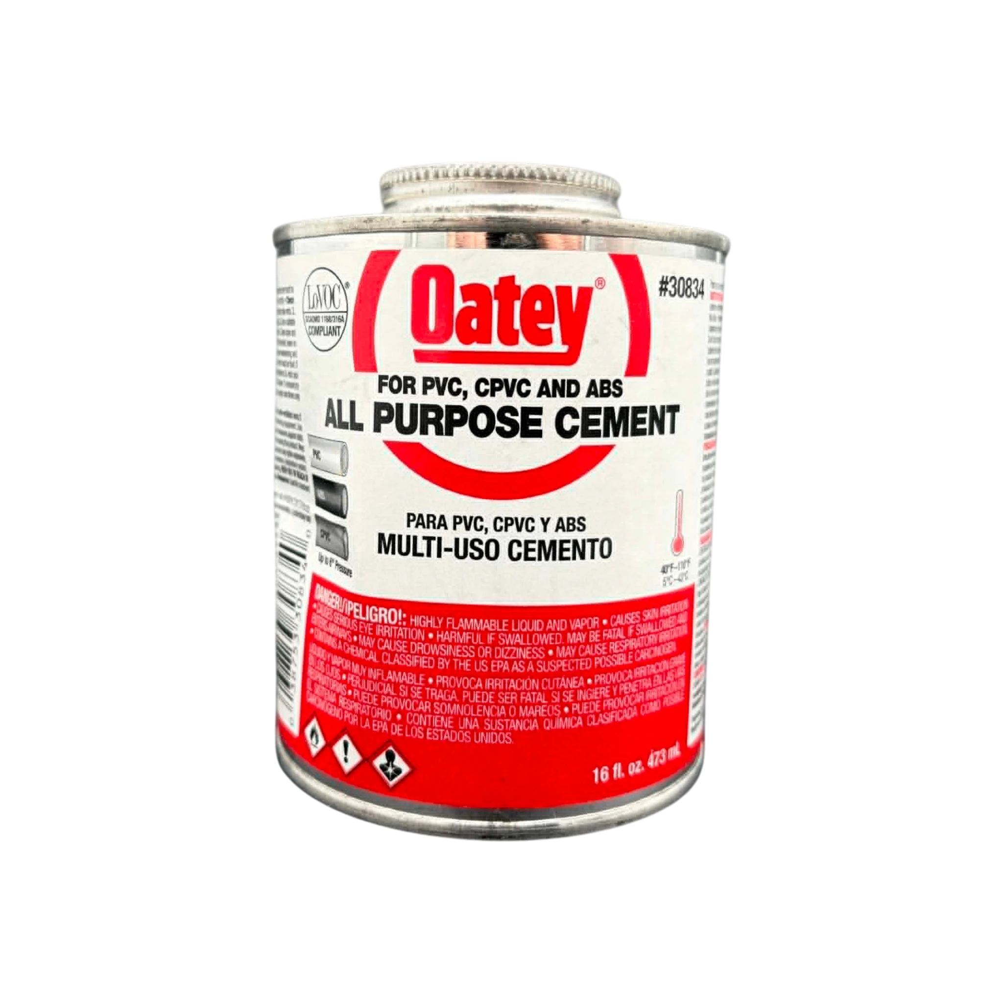 Oatey All Purpose Cement PVC, CPVC, ABS
