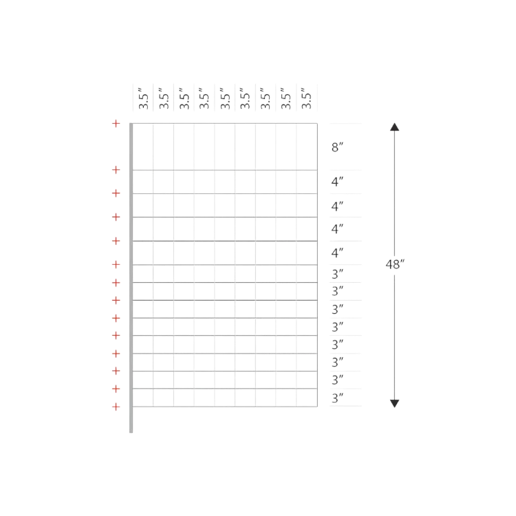 Electric Poultry Netting 14/48"/3 1/2" x  164', Orange
