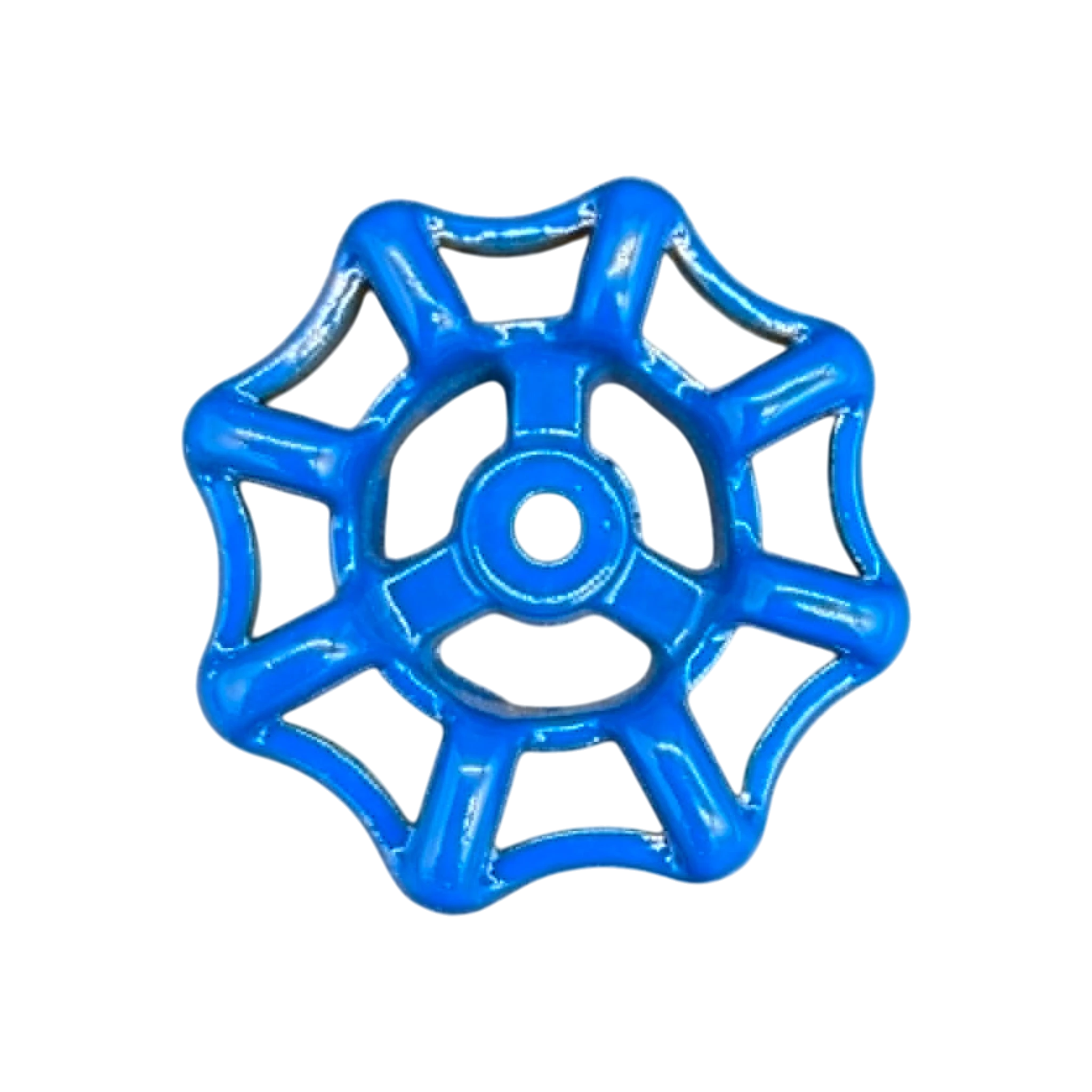 USA Grazing Systems blue metal handwheel replacement for valves and mechanical systems